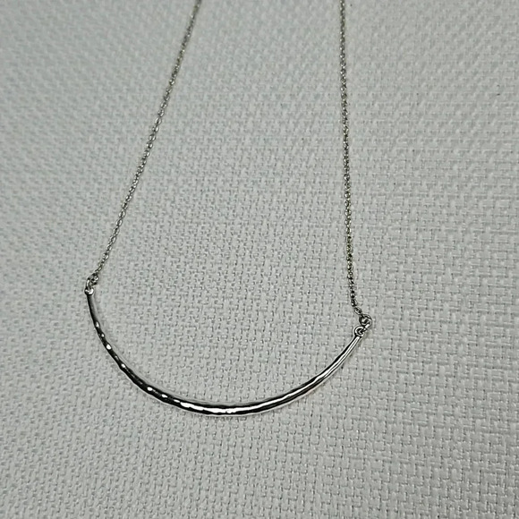 NIB - Retired Stella & Dot Kari Layered Necklace Silver Delicate Versatile - Picture 8 of 14